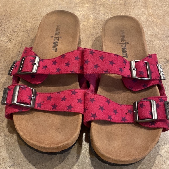 Girls Minnetonka sandals size 3 - Picture 2 of 8